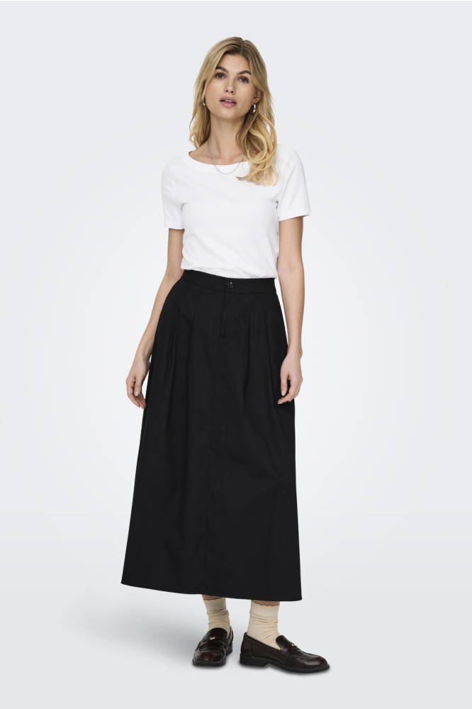ONLLIVE LOVE LIFE S/S BOATNECK TOP 15349048 WHITE